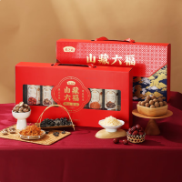 燕之坊山藏六福礼盒欢天喜地款内含6款干货490g(1盒)