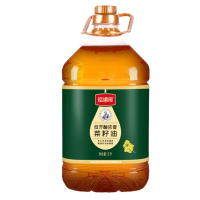 裕道府食用油家庭炒菜 低芥酸浓香菜籽油 5L/桶 1桶
