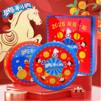 奥利奥(Oreo)经典夹心饼干3种口味铁盒礼听 388g 1盒