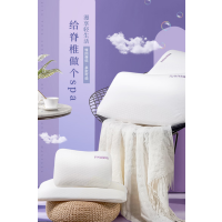 富安娜优眠舒压抗菌护颈中枕百分%慢回弹内芯900g(60*40cm)1对