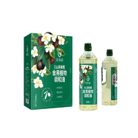 艾贝拉凉拌热炒食用油 山茶橄榄调和油礼盒1L*2 (1盒)