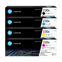 惠普HP 230A硒鼓W2300A原装硒鼓粉盒适用于M4203dw-230彩四色套装(黑色2000页彩色1800页)