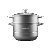 康巴赫欧式304不锈钢双层蒸锅(内径26cm)KGO-Z28A 1套