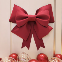 超大蝴蝶结婚开业新房装饰结婚婚礼布置拉花diy蝴蝶结 50cm(颜色随机)