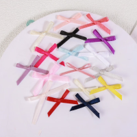彩色蝴蝶结diy材料可爱迷你少女风丝带装饰打包高颜值配件辅料随机60个 0.3cm宽(1包)