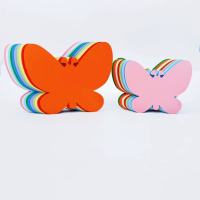 纸蝴蝶蝴蝶形状卡纸纸片 10色 20cm 厚纸 10张(1包)颜色随机