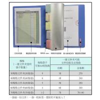 A4带分类标签插袋文件夹30张袋+标签 1个