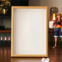 立体中空相框方8寸原木色内可放15*20cm照片 1个