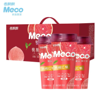 香飘飘果Meco汁茶桃桃红柚味400ml*15瓶 (1箱)