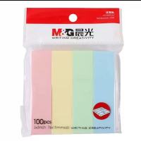 晨光(M&G)YS-13四色长条便利贴[颜色随机10本/包]1包
