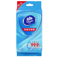 维达(Vinda)清洁卫生湿巾便携独立包装10片/包 40包/箱 1箱
