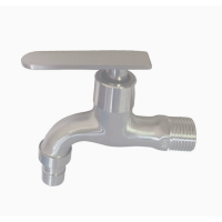 不锈钢水龙头4分 304不锈钢[10cm洗衣机]铜芯 分体平面把 1个