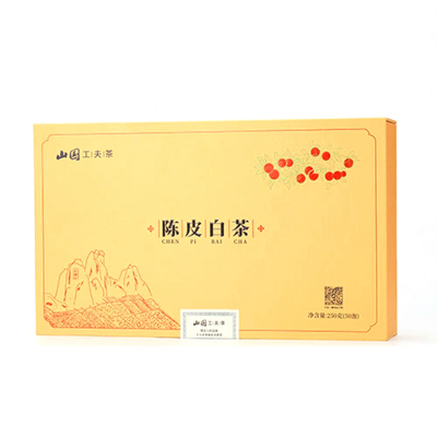 山国工夫茶陈皮白茶 250g