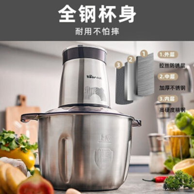 小熊绞肉机家用QSJ-D03W5