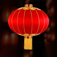大红灯笼 元旦春节150#绒布款直径80厘米 1件装