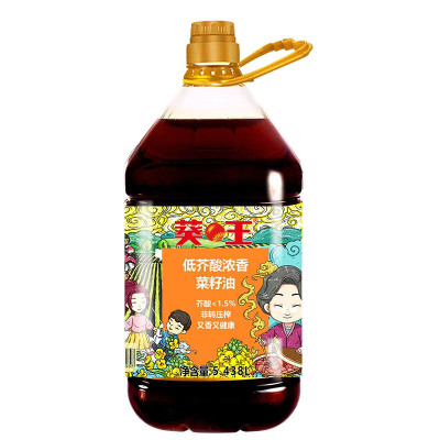 葵王 食用油 非转基因 物理压榨低芥酸 菜籽油3.68L