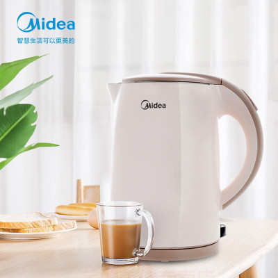 美的(Midea) 热水壶电热水瓶 1.5L 304不锈钢 H415E2J