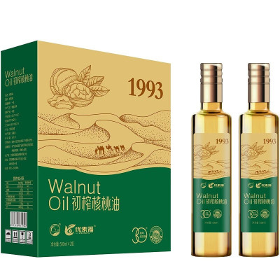 优素福特级初榨核桃油500ml*2