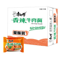 康师傅 方便面 经典香辣牛肉袋面104g*30/箱