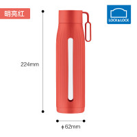 乐扣乐扣(LOCK&LOCK) 家用品塑玻杯红350mL LLG595RED