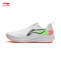 李宁(LI-NING)赤兔7男跑鞋轻量缓震透气 ARPU003-14 标准白/荧光浅荧绿