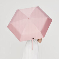 蕉下(beneunder)太阳伞 胶囊系列五折伞 仲夏粉