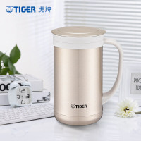 虎牌(TIGER)不锈钢茶滤网男女办公保温茶水杯 CWM-A050-NN香槟金500ml