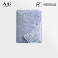 内野(UCHINO)棉花糖无捻纱毛巾纯棉抗菌儿童洗脸洗澡速干毛巾吸水热敷毛巾蓝灰