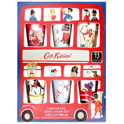 Cath Kidston 伦敦巴士护手霜礼盒(50g*6支)