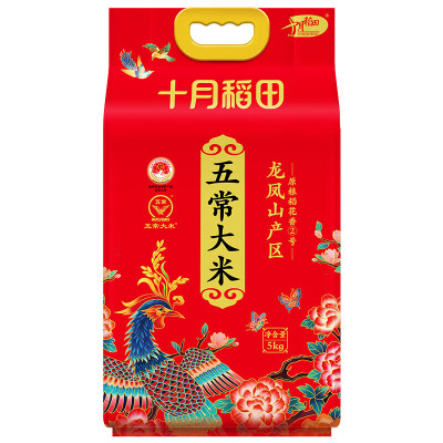 十月稻田(SHIYUEDAOTIAN) 五常大米 5kg/袋