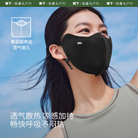 蕉下小颜护眼角防晒口罩AL83424 漫暮黑