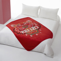 kenzo 炫彩虎头毯(红)100×140cm KRT-016S
