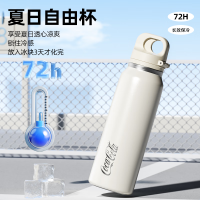 格沵germ可口可乐联名款趣野运动保温杯GE-CK24AW-B96-1 雪峰白600mL