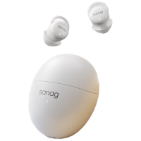 SANAG 塞那 J20S mini超薄睡眠蓝牙耳机入耳式无线S-J20S-耳机-盈月白