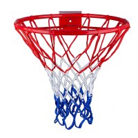斯伯丁 篮球网加粗比赛投篮网篮框网兜 8279SPCN红蓝白 (单个装)