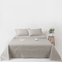 无印良品全棉提花粗布三件套MJ-XL25-07