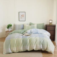 無印优品全棉斜纹四件套--优格MJ-TJ25-09