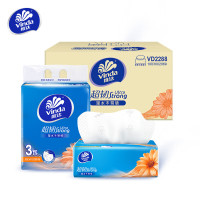 维达超韧抽纸3层102抽3包装*20提 VD2288