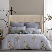 水星家纺全棉抗菌四件套—清风有信