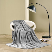 水星家纺月影时光法兰绒毯100cm×150cm