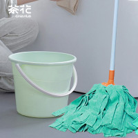 茶花超细纤维吸拧水拖把+洗拖把水桶0207+4703