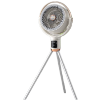 摩飞电器 电风扇负离子空气循环扇直流变频轻音节能立式落地扇MR3801椰奶白