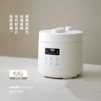 olayks立时 电压力电饭煲 家用多功能高压快煮智能预约小高压锅 2.5L适用3-4人用双胆