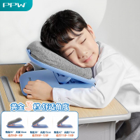 PPW 午睡枕小学生趴睡枕头午休枕抱枕午睡神器儿童趴趴枕-可调节蓝色