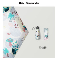 蕉下五折黑胶防晒伞BM663