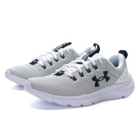 安德玛男款跑步鞋3024880-102灰色/白色
