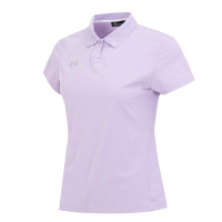 安德玛女款POLO短袖23500510-562丁香紫