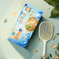 彩虹彩虹家用电蚊拍 充电式苍蝇拍 物理灭蚊T6108T6108