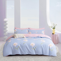 水星家纺 氧棉时光茶氨酸全棉抗菌四件套200cm×230cm