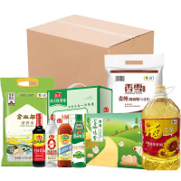 中粮海天京食米面粮油蛋奶套装C1